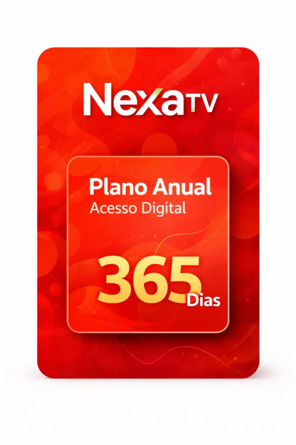 Recarga NexaTV 365 dias — Plano anual