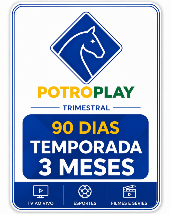 Recarga PotroPlay 90 dias — Plano trimestral
