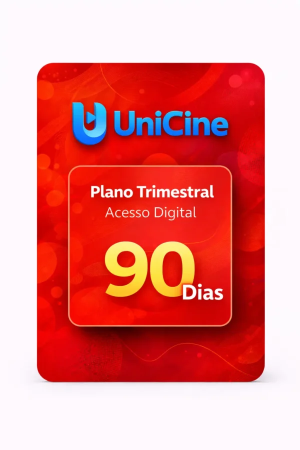 Recarga UniCine 90 dias — Plano trimestral